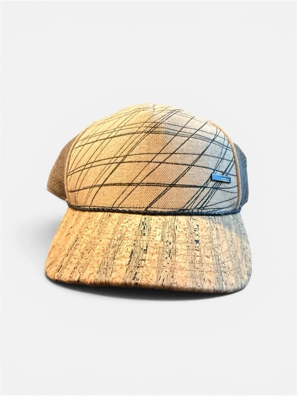 Nobis  5 panel cork and linen cap